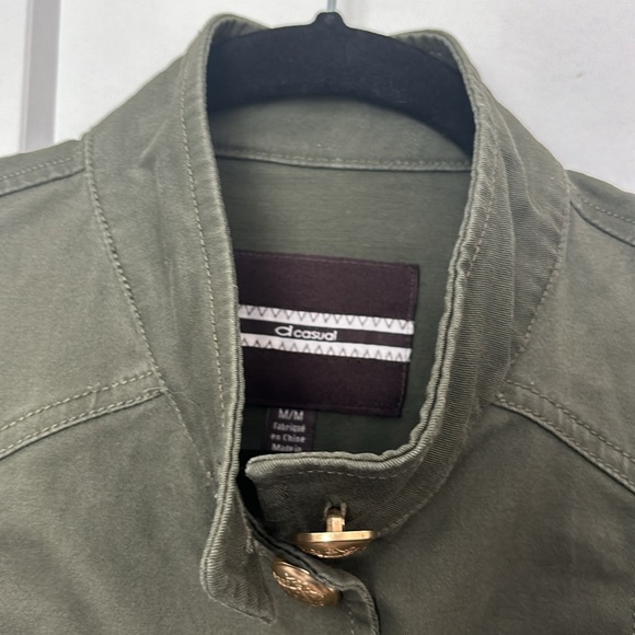 ✨ANY 2 FOR 15 ANY 3 FOR 20✨- Dynamite Green Army Jacket - Picture 7 of 10